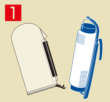 1.提灯カバーを取り出す